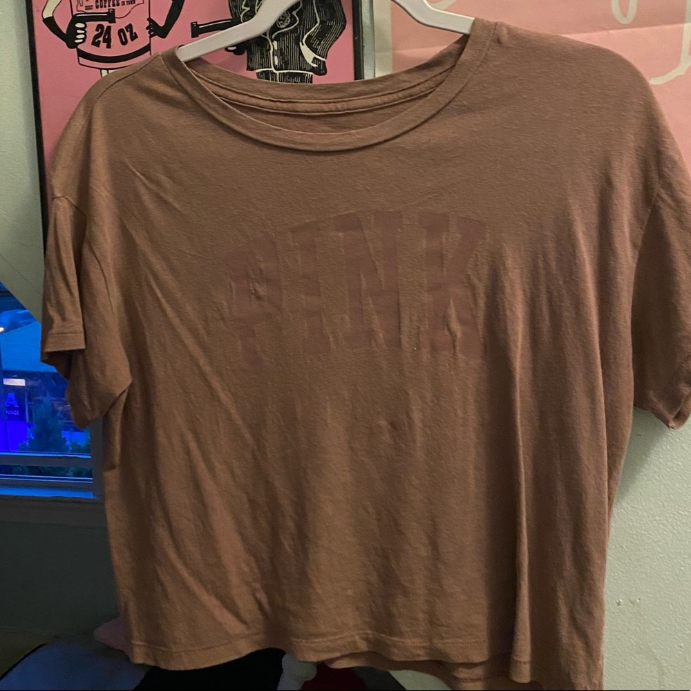 Victoria's Secret PINK Boxy Cropped Short Sleeve